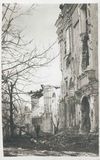 Kisielin. Partly destroyed catholic church